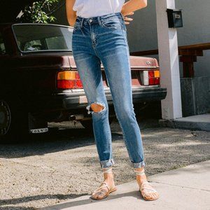 *NEW* Vervet by Flying Monkey High-Rise Slim Crop Skinny Jeans